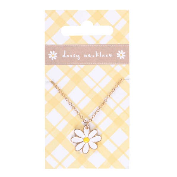 Daisy Flower Pendant Necklace
