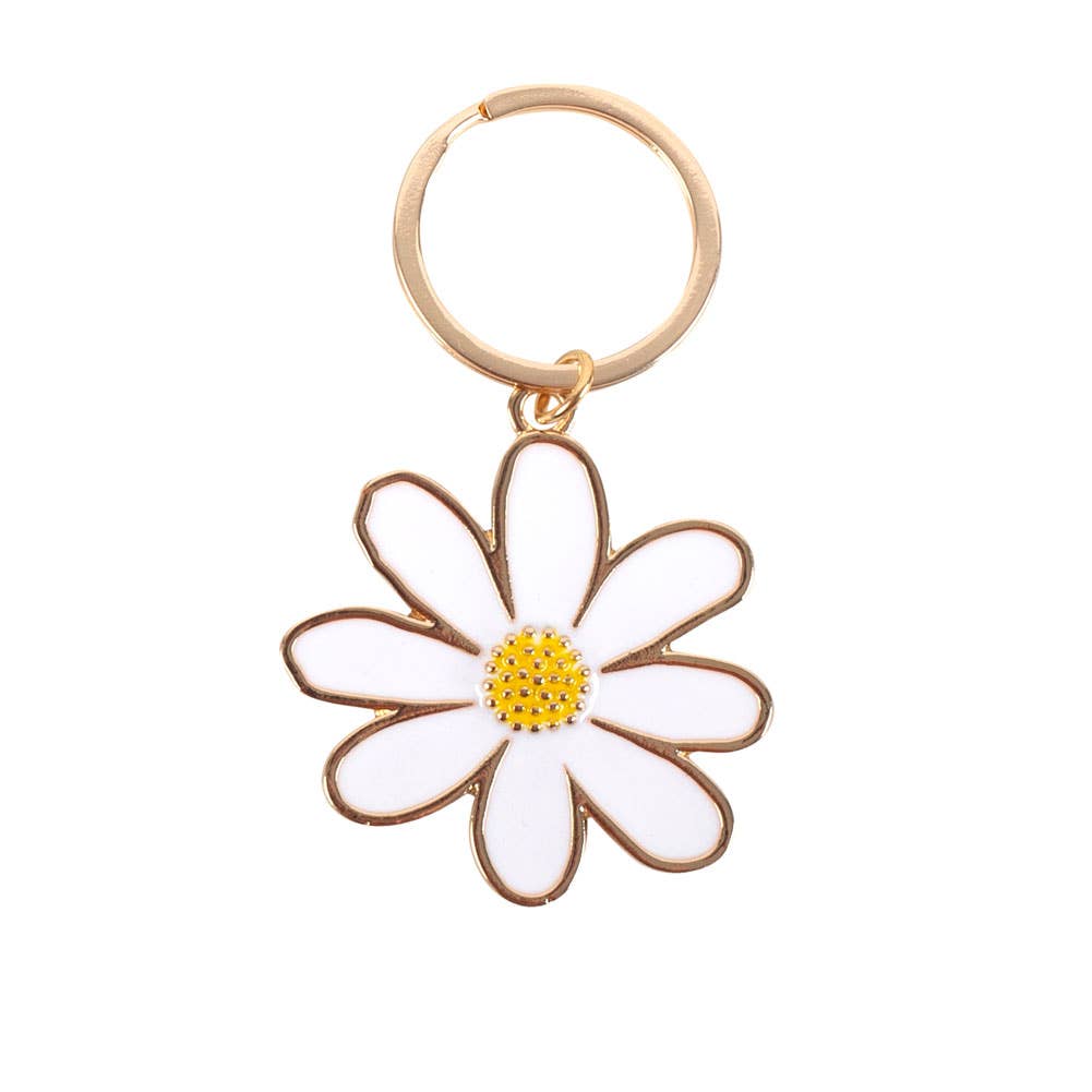 Keyring - Daisy Flower
