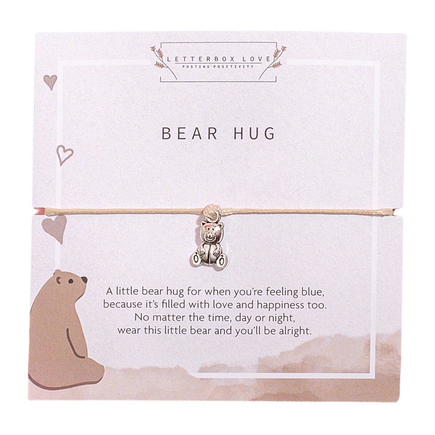 Adjustable Bracelet - Bear Hug