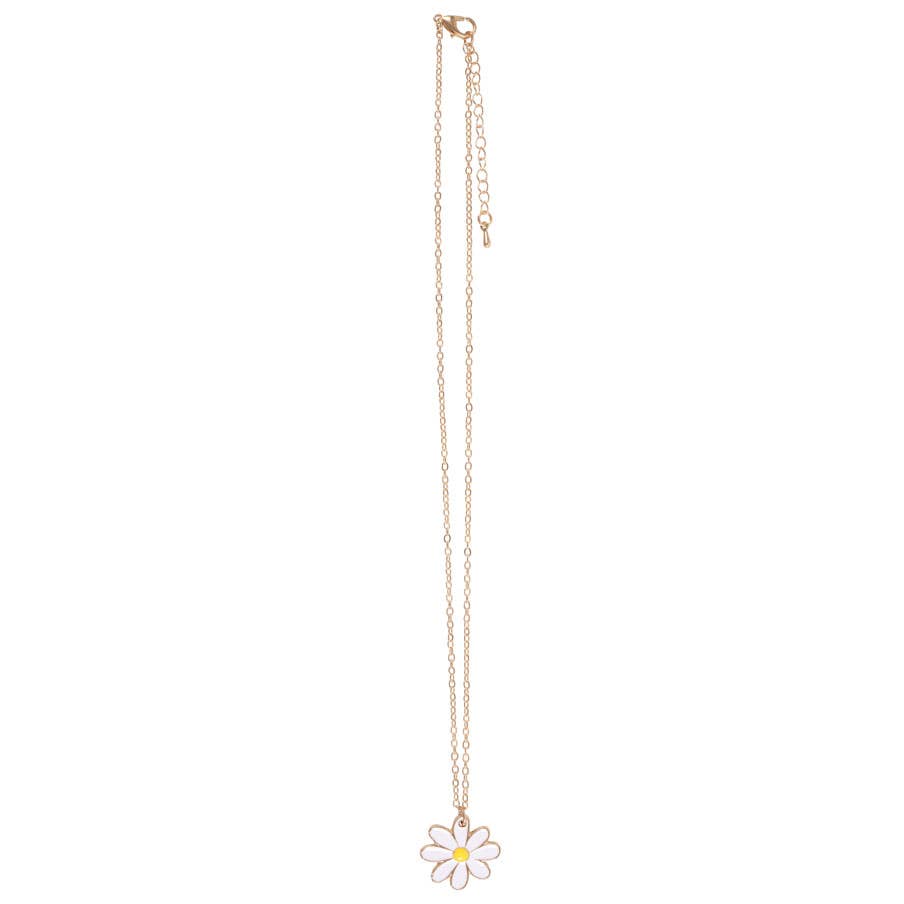 Daisy Flower Pendant Necklace
