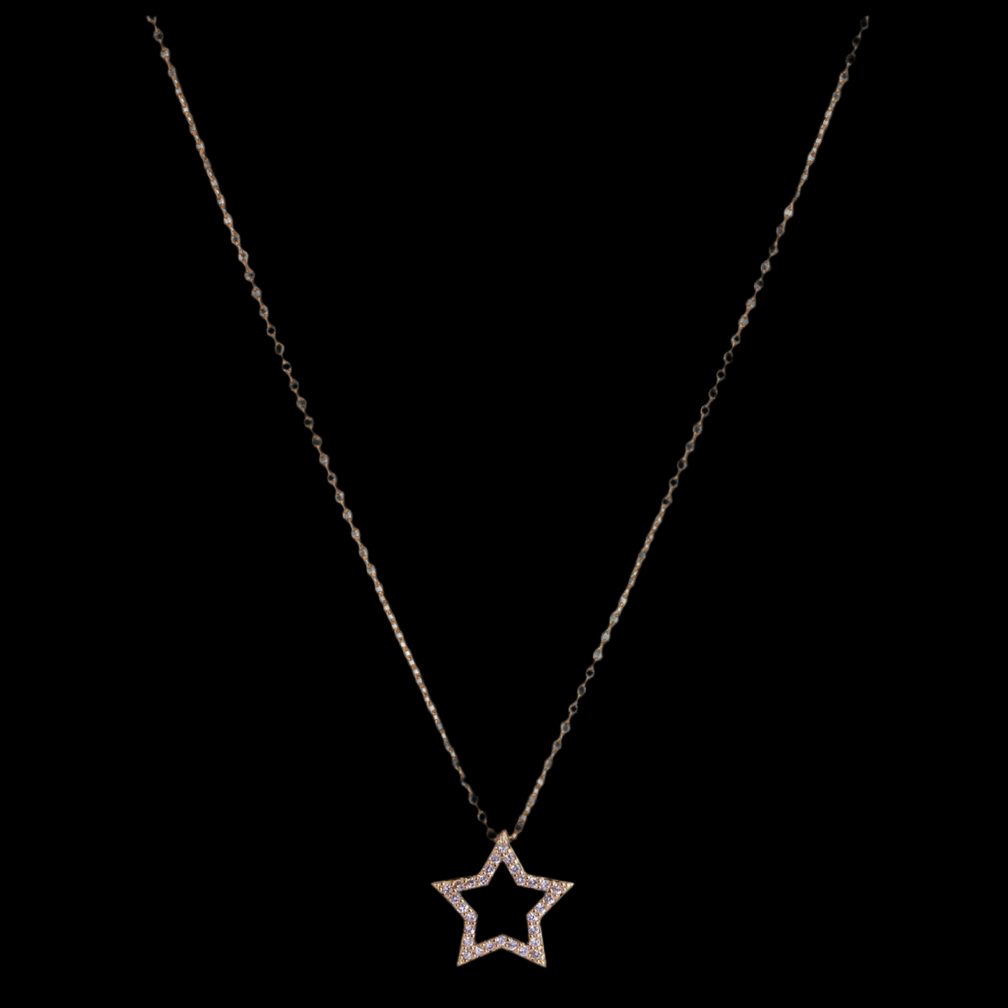 Vivienne Star Pendant Necklace Gold & Cubic Zirconia