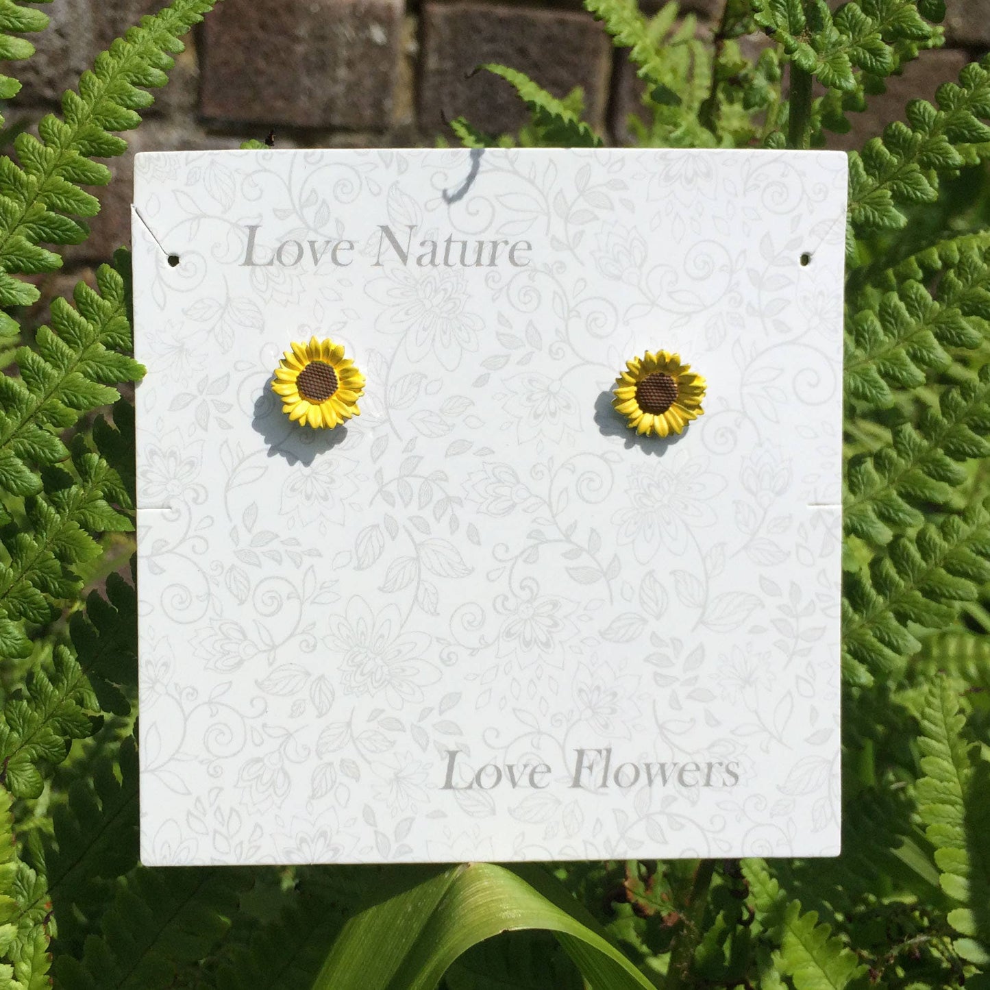 Earrings - Sunflower Studs