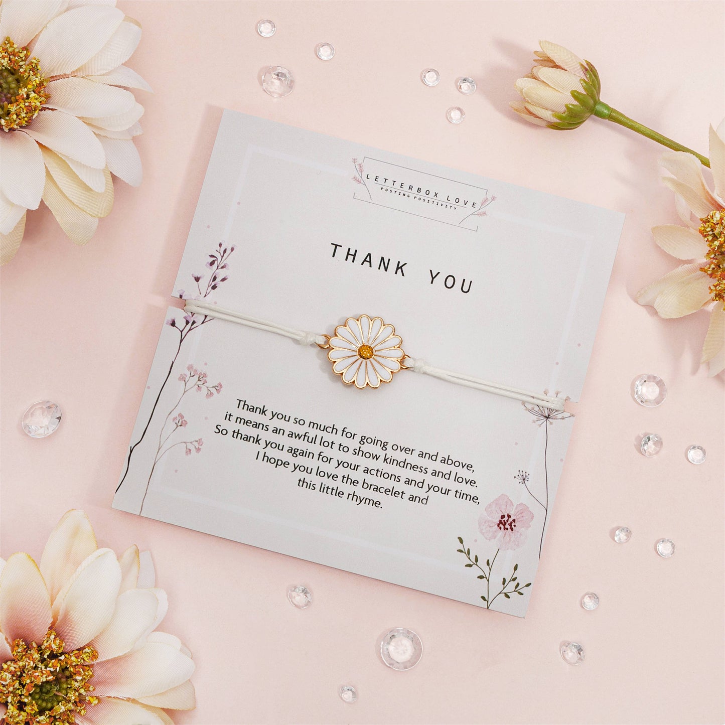 Adjustable Bracelet - Thank You