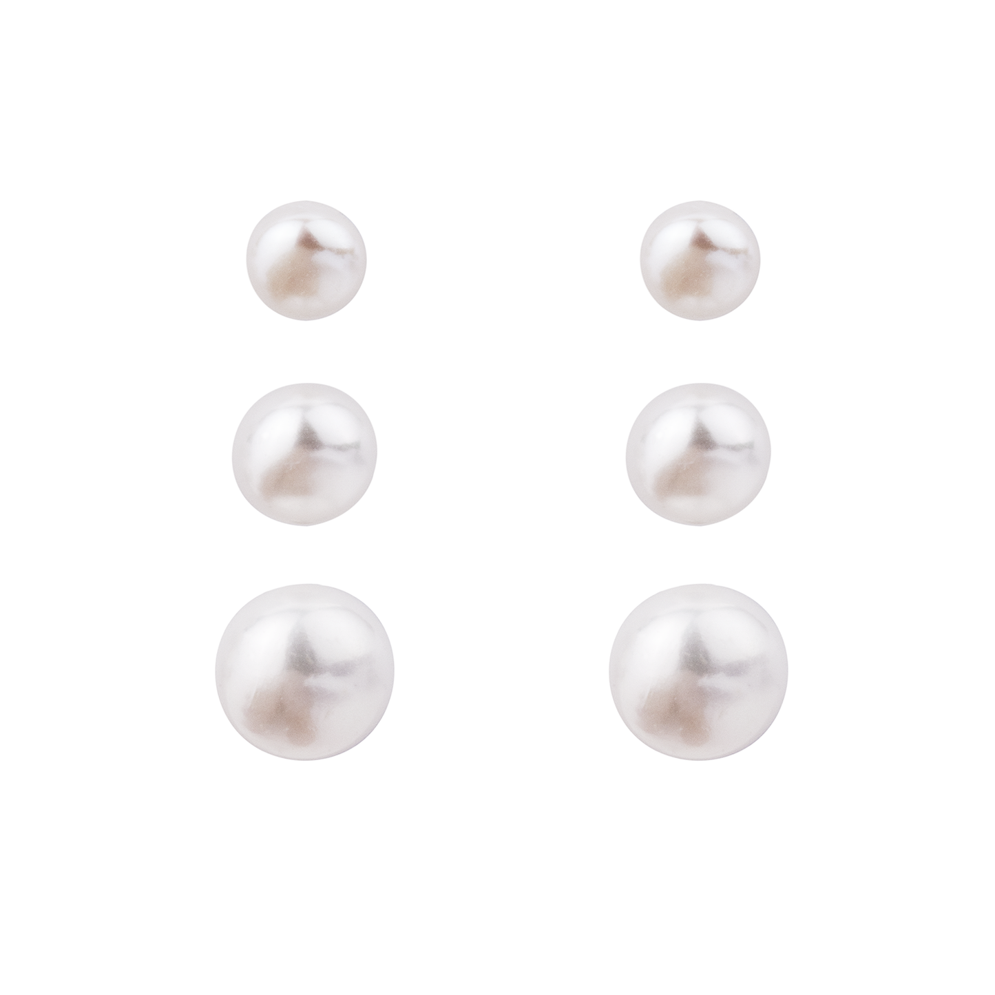 Fresh Water Pearls Stud Earrings