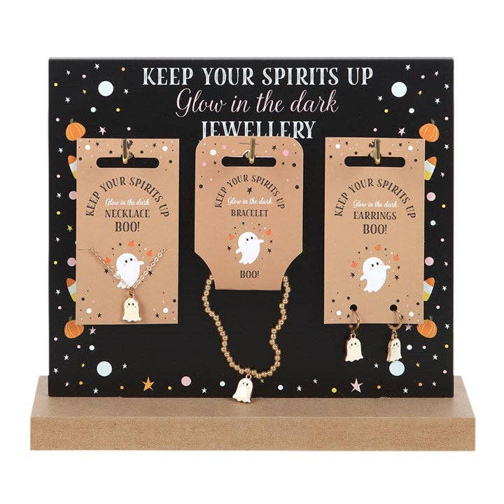 Halloween Ghost Jewellery - Glow In The Dark