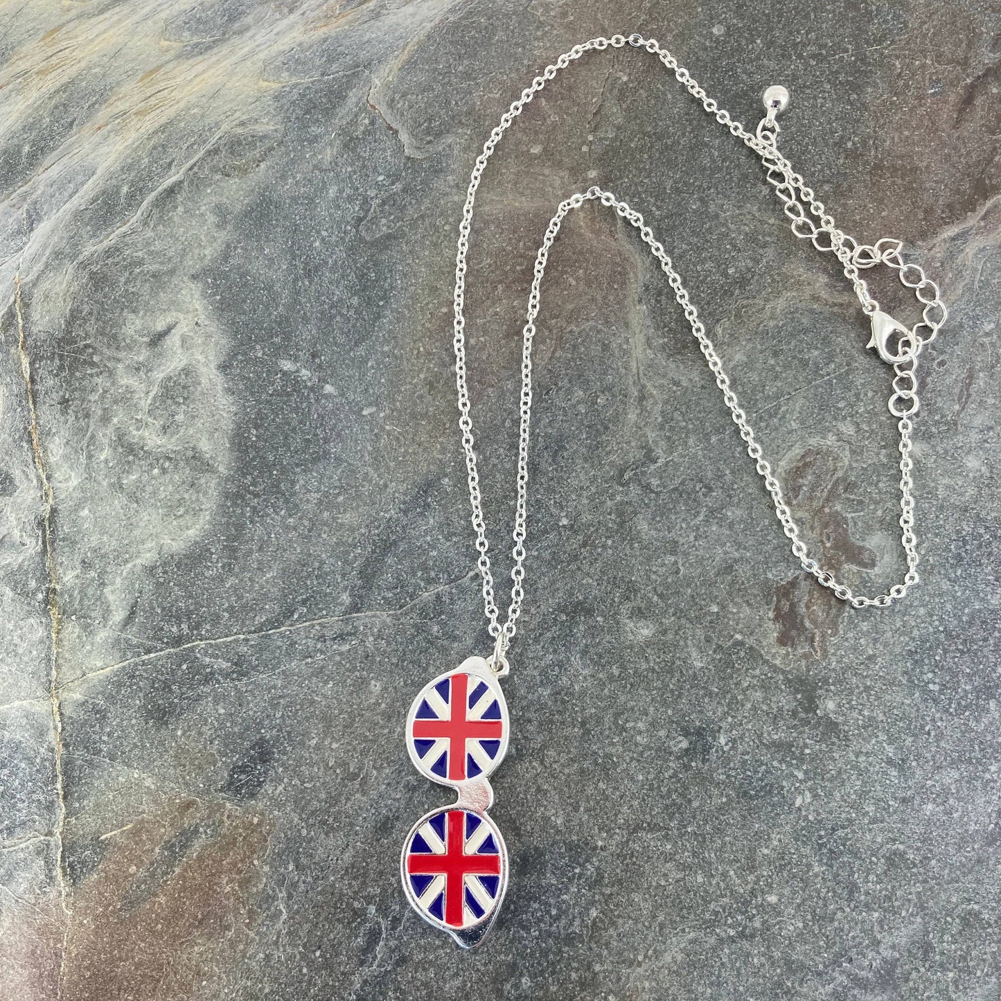 Union Jack Flag - Red White and Blue Glasses