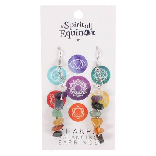 Chakra Balancing Crystal Chip - Earrings