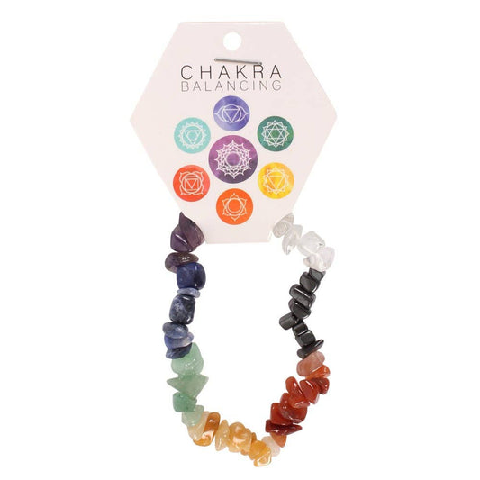 Chakra Balancing Crystal Chip - Bracelet