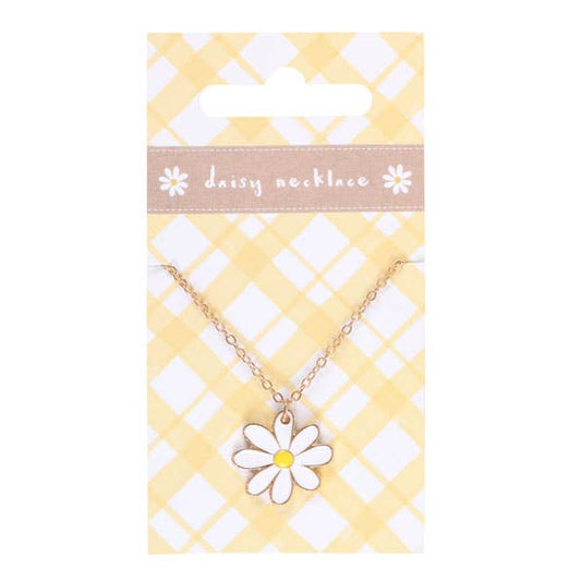 Daisy Flower Pendant Necklace