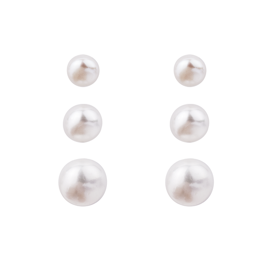 Fresh Water Pearls Stud Earrings